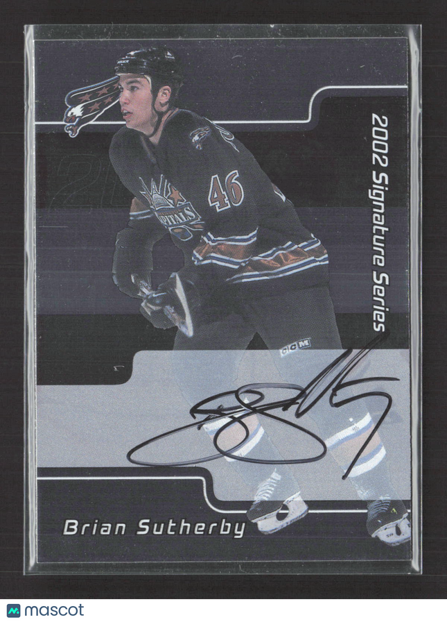 2002 In The Game Signature Series Brian Sutherby #223 auto Auto