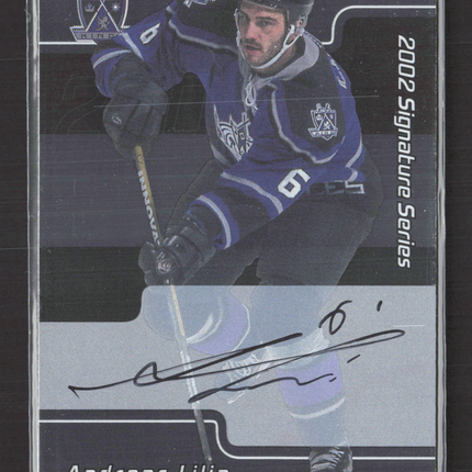 2002 In The Game Signature Series Andreas Lilja #213 auto Auto