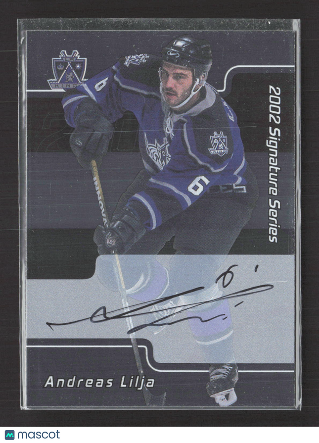 2002 In The Game Signature Series Andreas Lilja #213 auto Auto