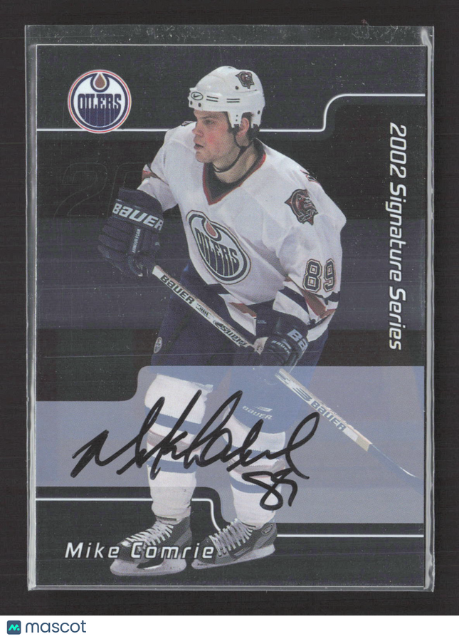 2002 In The Game Signature Series Mike Comrie #038 auto Auto