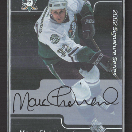 2002 In The Game Signature Series Marc Chouinard #018 auto Auto