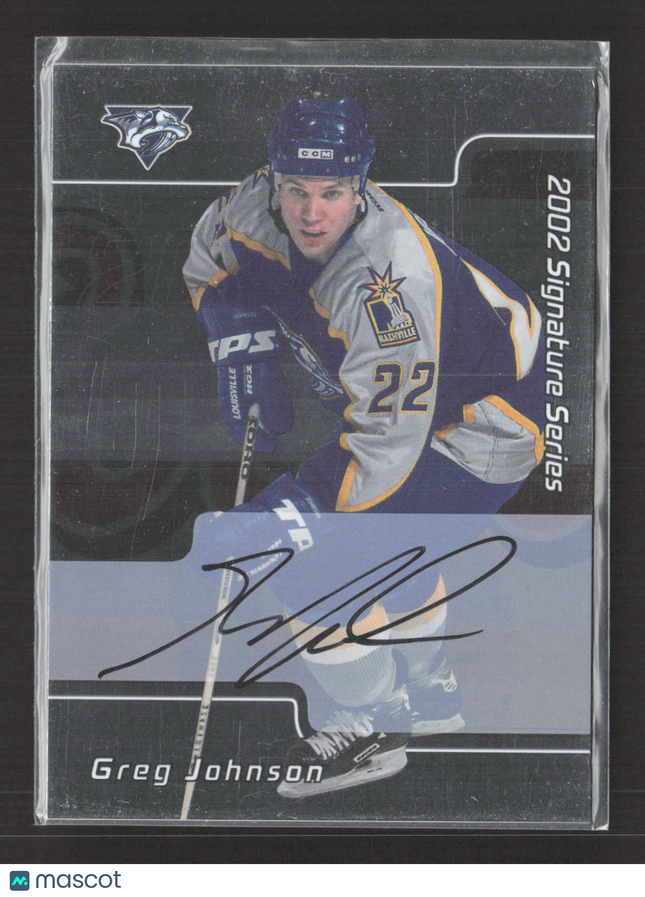 2012 In The Game Signature Series Greg Johnson #017 auto Auto
