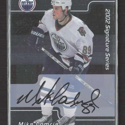 2002 In The Game Signature Series Mike Comrie #139 auto Auto