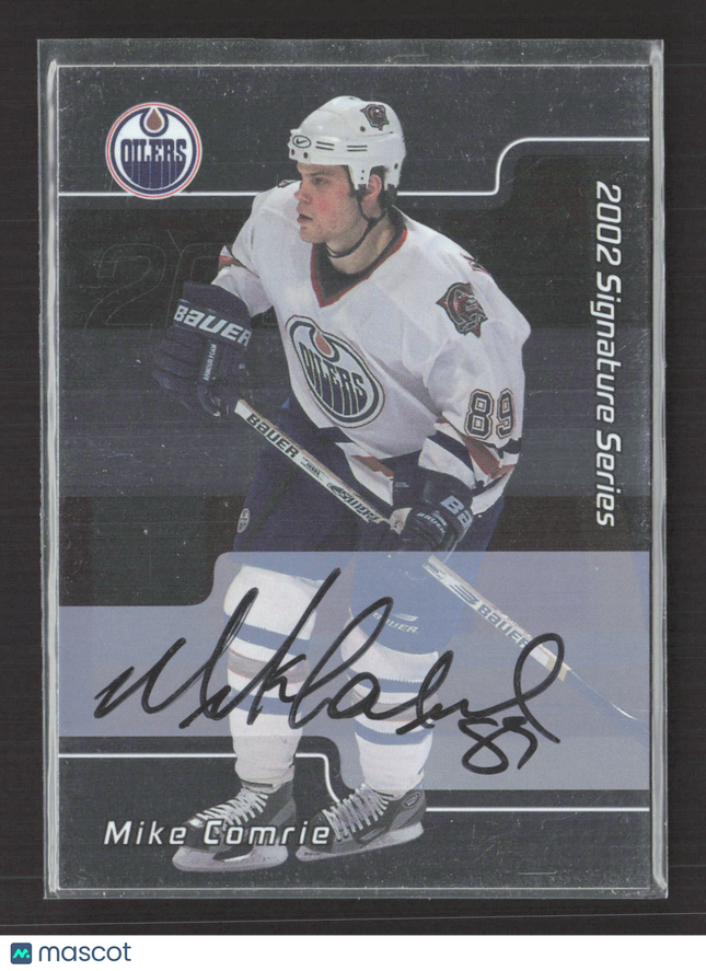 2002 In The Game Signature Series Mike Comrie #139 auto Auto