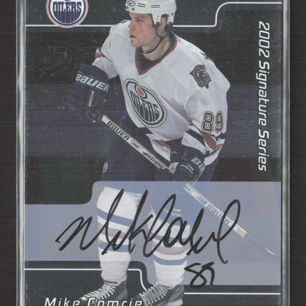 2002 In The Game Signature Series Mike Comrie #139 auto Auto