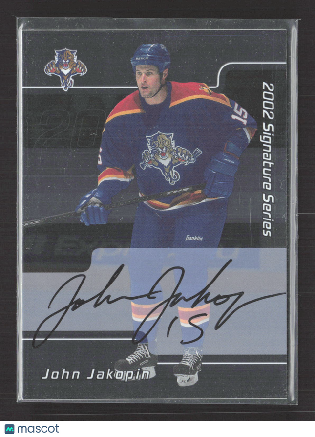 2002 In The Game Signature Series John Jakopin #139 auto Auto