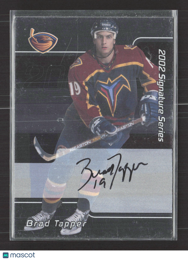 2002 In The Game Signature Series Brad Tapper #217 auto First Signature Card Auto