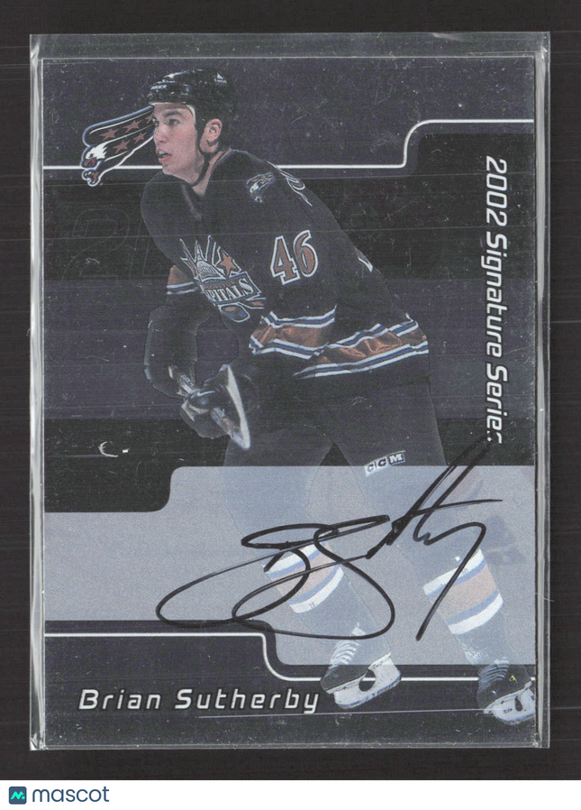 2002 In The Game Signature Series Brian Sutherby #223 auto Auto