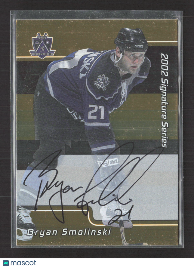 2002 In The Game Signature Series Bryan Smolinski #134 auto gold