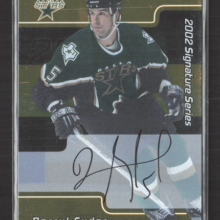 2002 In The Game Signature Series Darryl Sydor #182 auto gold