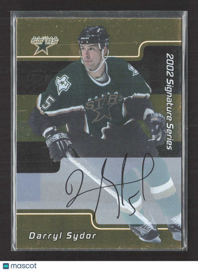 2002 In The Game Signature Series Darryl Sydor #182 auto gold