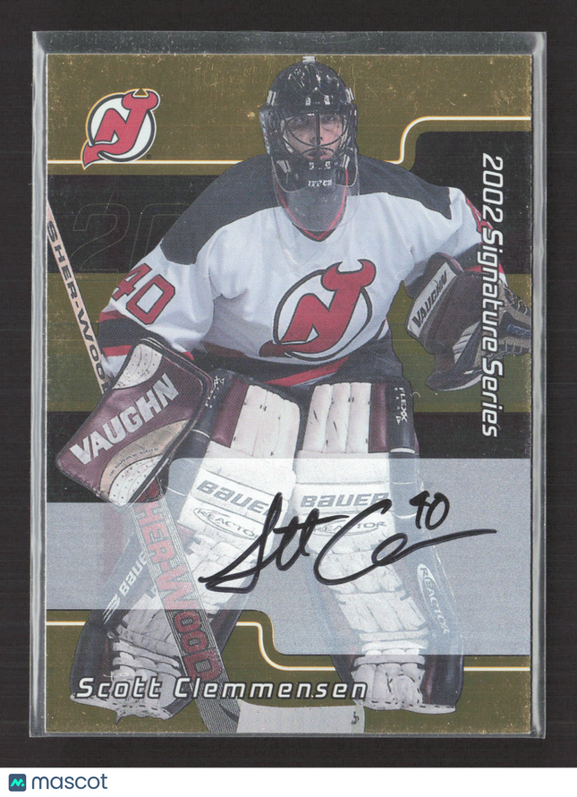 2002 In The Game Signature Series Scott Clemmensen #216 auto gold