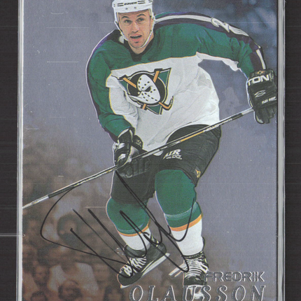 1998 Be A Player Fredrik Olausson #154 auto Auto