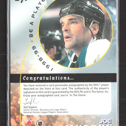 1998 In The Game Be A Player Joe Murphy #271 auto Auto
