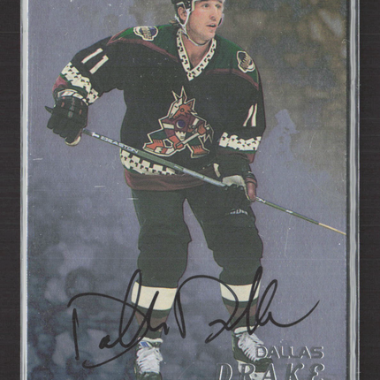 1998 Be A Player Dallas Drake #257 auto Auto