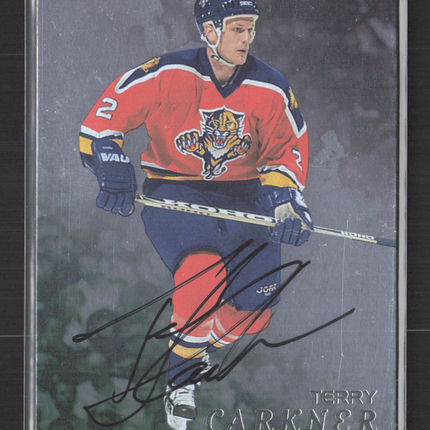 1998 In The Game Be A Player Terry Carkner #207 auto Auto