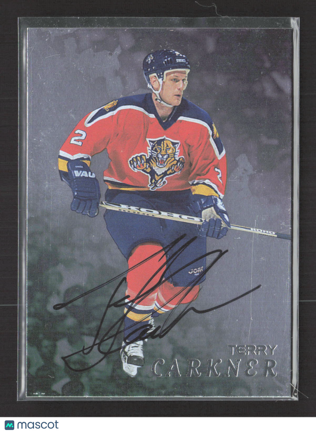 1998 In The Game Be A Player Terry Carkner #207 auto Auto