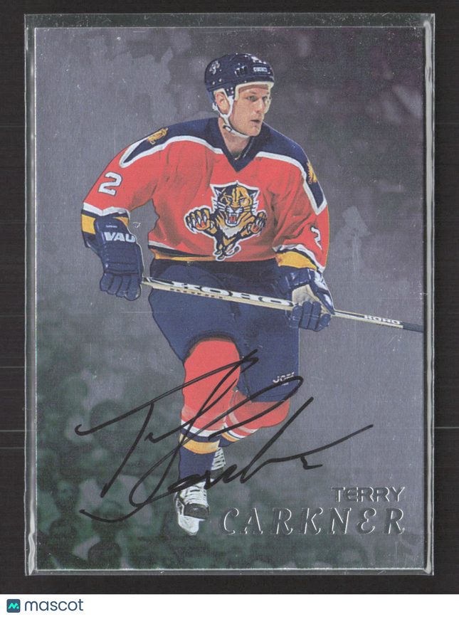 1998 Be A Player Terry Carkner #207 auto Auto