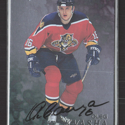 1998 Be A Player Oleg Kvasha #210 auto Auto