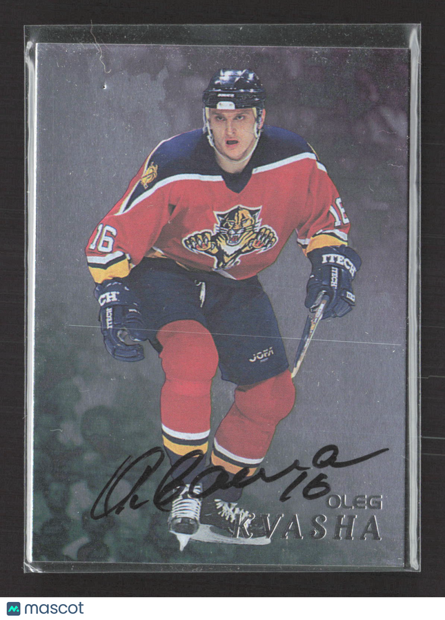 1998 Be A Player Oleg Kvasha #210 auto Auto