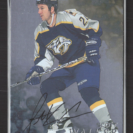 1998 In The Game Be A Player Scott Walker #224 auto Auto