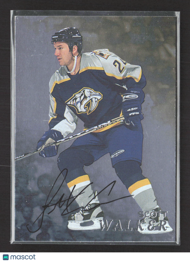 1998 In The Game Be A Player Scott Walker #224 auto Auto