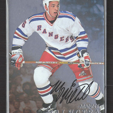 1998 Be A Player Manny Malhotra #241 auto Auto