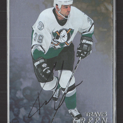 1998 Be A Player Travis Green #155 auto Auto