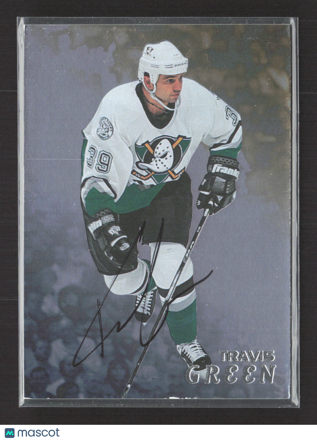 1998 Be A Player Travis Green #155 auto Auto