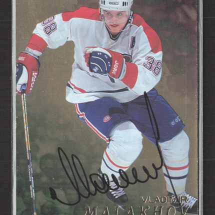 1998 Be A Player Vladimir Malakhov #222 auto Auto