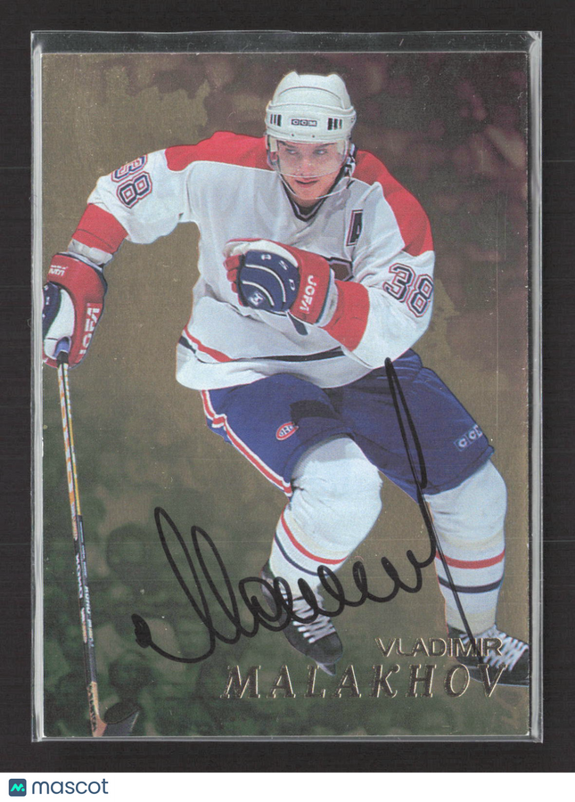 1998 Be A Player Vladimir Malakhov #222 auto Auto