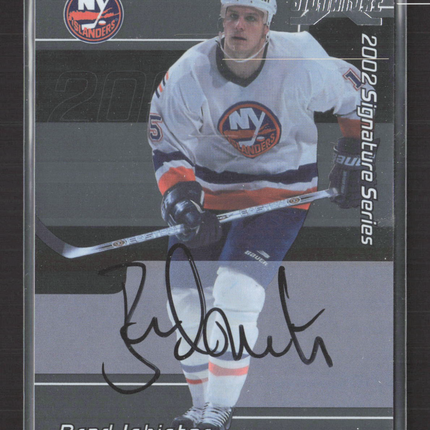 2002 In The Game Signature Series Brad Isbister #081 auto Auto