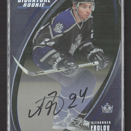 2003 In The Game Signature Rookie Alexander Frolov #192 auto Auto