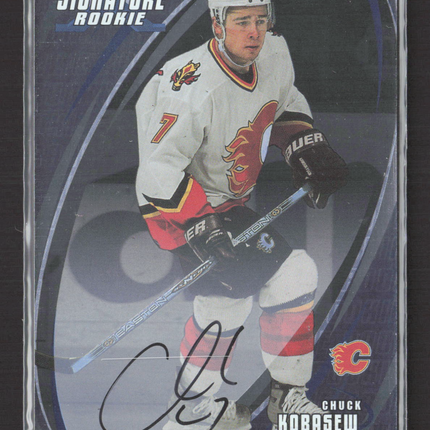 2003 In The Game BAP Signature Series Chuck Kobasew #185 auto Auto