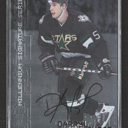 1999 In The Game Millennium Signature Series Darryl Sydor #85 auto Auto