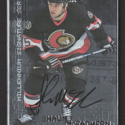 1999 In The Game Millennium Signature Series Shawn McEachern #176 auto Auto