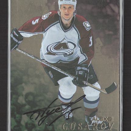 1998 Be A Player Alexei Gusarov #183 auto Auto