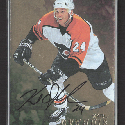 1998 In The Game Be A Player Karl Dykhuis #255 auto Auto