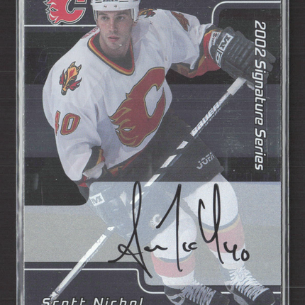 2002 In The Game Signature Series Scott Nichol #209 auto Auto
