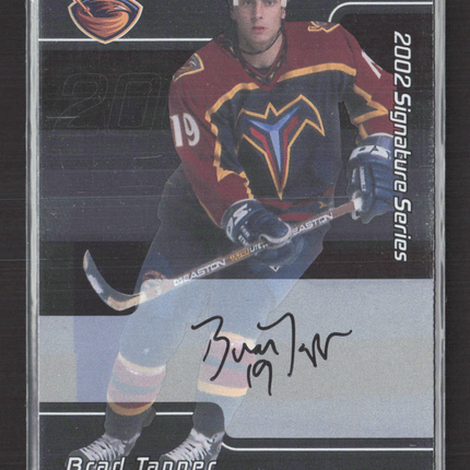 2002 In The Game Signature Series Brad Tapper #217 auto Auto