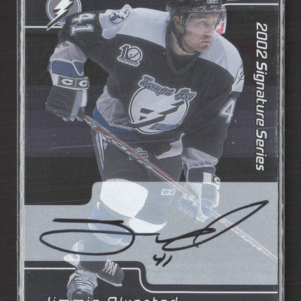 2002 In The Game Signature Series Jimmie Olvestad #222 auto Auto