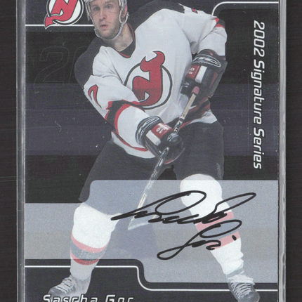 2004 In The Game Signature Series Sascha Goc #225 auto Auto