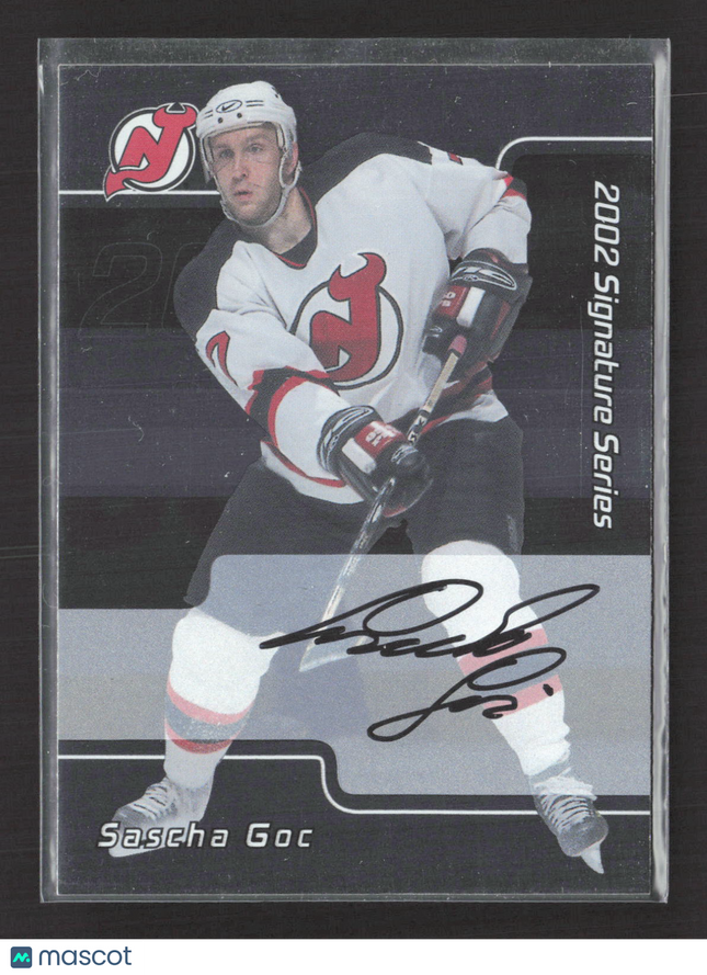 2004 In The Game Signature Series Sascha Goc #225 auto Auto