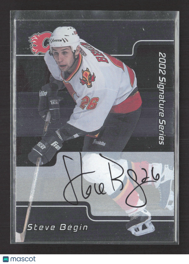 2002 In The Game Signature Series Steve Bégin #228 auto Auto