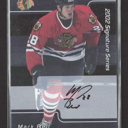 2002 In The Game Signature Series Mark Bell #230 auto Auto