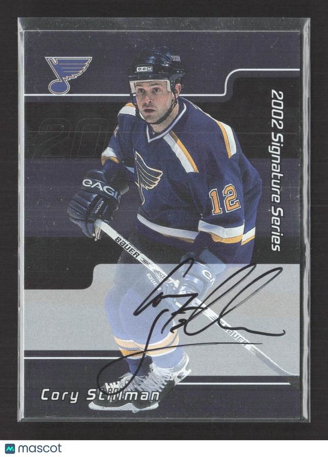 2002 In The Game Signature Series Cory Stillman #123 auto Auto