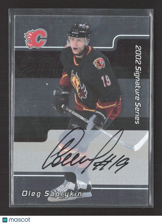 2002 In The Game Signature Series Oleg Saprykin #139 auto Auto