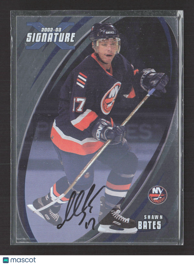 2002 In The Game BAP Signature Series Shawn Bates #087 auto Auto