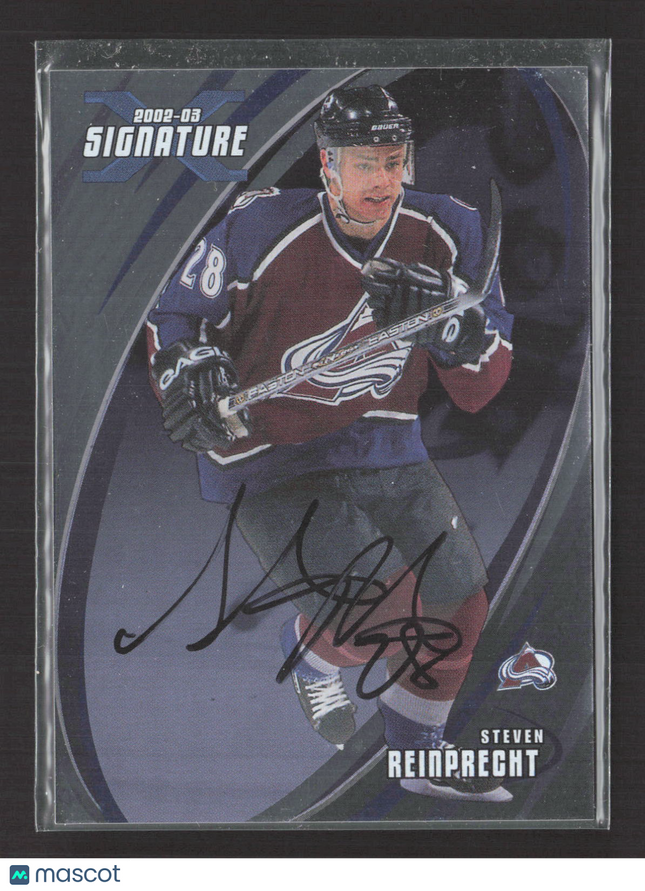 2003 In The Game Be A Player Signature Series Steven Reinprecht #047 auto Auto