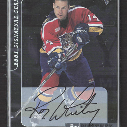 2001 In The Game Signature Series Ray Whitney #42 auto Auto